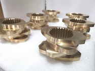 Les pièces de machine d'extrudeuse du diamètre 150mm vissent le matériel en bronze en aluminium d'élément
