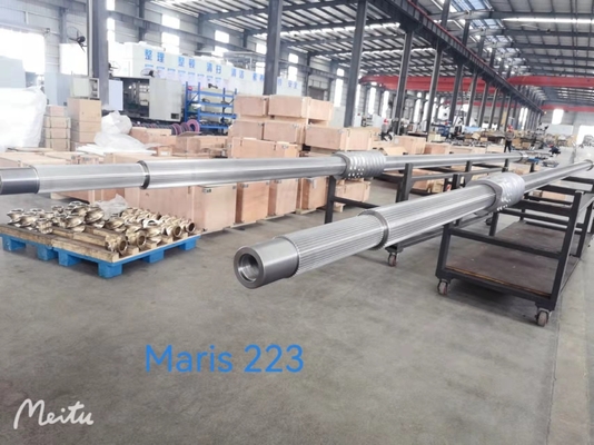 Extrudeuse à double vis, arbre à fente, arbre à laminage à froid, pièces détachées pour l'industrie plastique