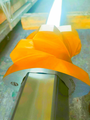 Les pièces de machines en plastique d'extrudeuse vissent des éléments pour produire le PC