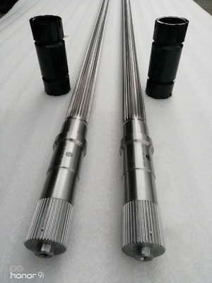 Faisceau de laminage à froid à vis pour extrudeuse à double vis à inclure type de fente interne