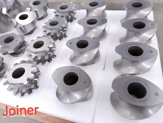 Extrudeuses à vis jumelles Éléments de vis de machine Bloc de broyage pour l'industrie pétrochimique