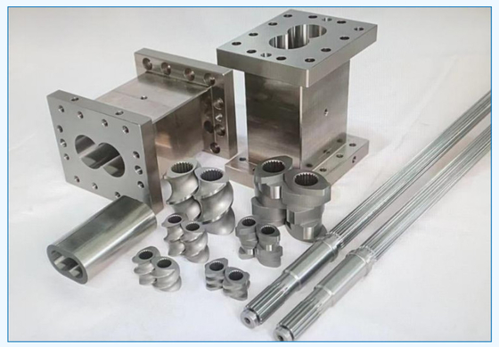 Extrudeuses en plastique à double vis anti-corrosion