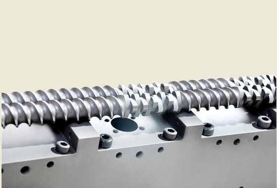 Bonne résistance à l'abrasion Extrudeuses à double vis Arbre pour la production de PP, PE
