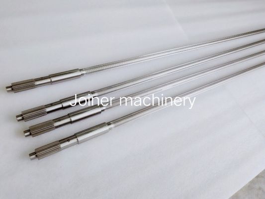 Bonne résistance à l'abrasion Extrudeuses à double vis Arbre pour la production de PP, PE