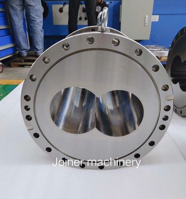 Cylindre durable de baril de boudineuse à vis de jumeau de résistance à l'usure pour l'industrie d'alimentation de nourriture