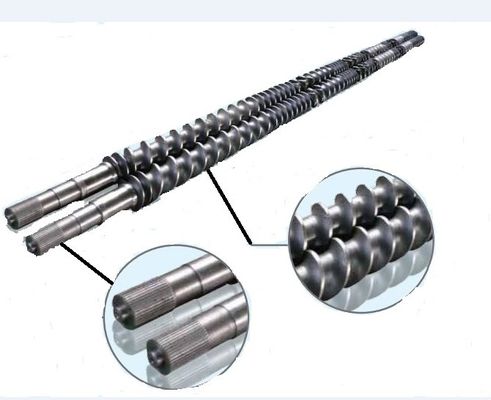 La vis en plastique d'extrudeuse de conception de vis d'extrudeuse d'axe jumel de vis partie le matériel de WR15E