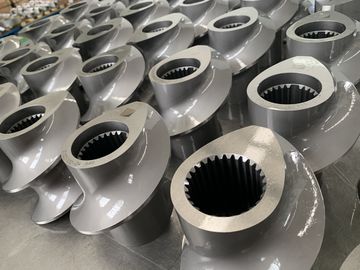 41CrAlMo7 38CrMoAl Segments à double vis pour extrudeuses à double vis à rotation conjointe