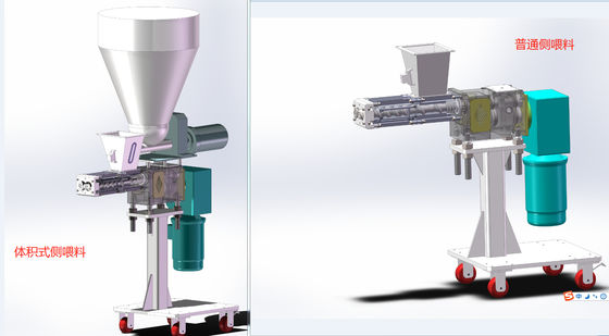 CPJ58 Moteur de couture à double vis extrudeur à gaz de côté