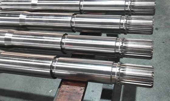 Extrudeuse à double vis, arbre à fente, arbre à laminage à froid, pièces détachées pour l'industrie plastique