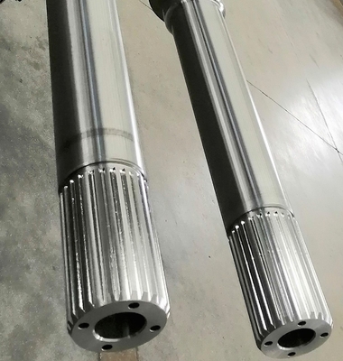 Faisceau de laminage à froid à vis pour extrudeuse à double vis à inclure type de fente interne