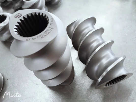 Extrudeuse CTE 2 Thansfer volé 3 Éléments de vis volés pour l'industrie du plastique