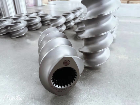 Extrudeuse CTE 2 Thansfer volé 3 Éléments de vis volés pour l'industrie du plastique
