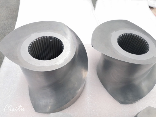 250 pièces de boudineuse à vis de jumeau de tungstène vissent le segment pour l'extrudeuse de fibre et de ciment