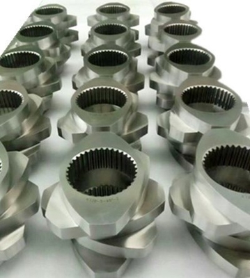 280 éléments à double vis en acier nitrure pour extrudeuse à double vis à rotation coordonnée