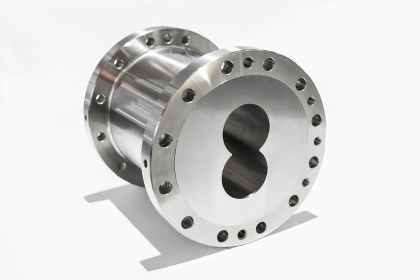 Cylindre durable de baril de boudineuse à vis de jumeau de résistance à l'usure pour l'industrie d'alimentation de nourriture