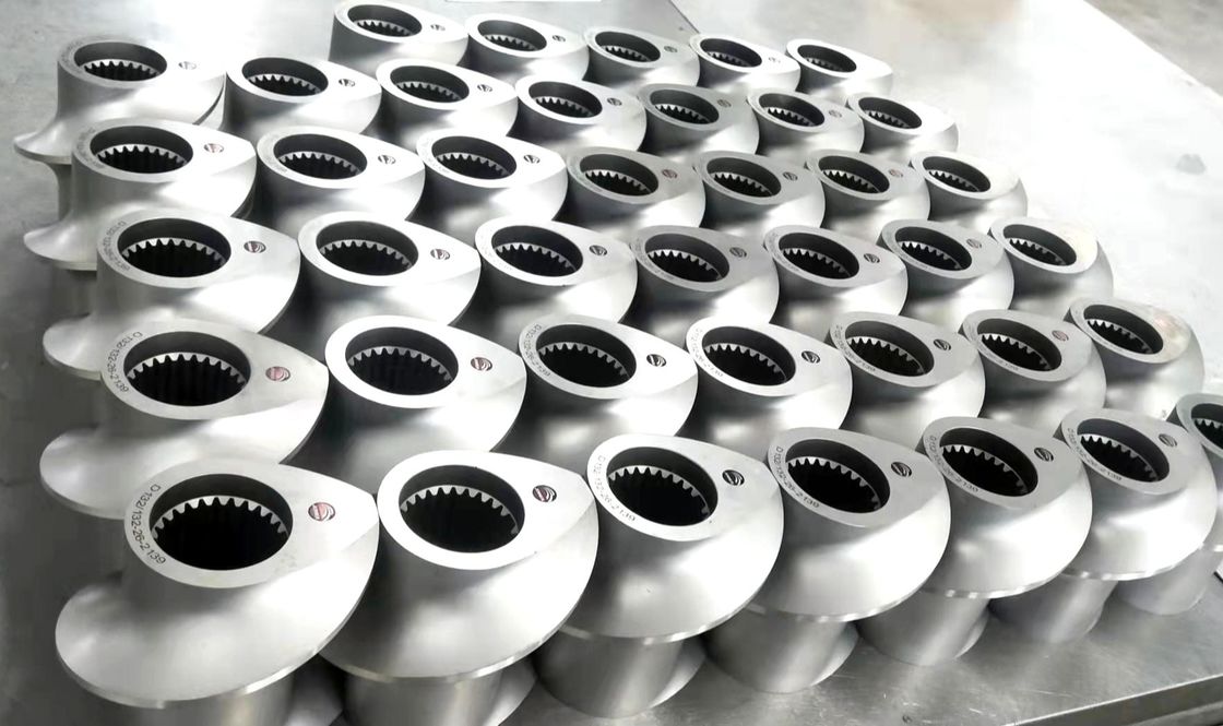 Twin Screw Extruder Parts for and Versatile Applications Diameter 15.6-400 mm Sand Blasting/ Polishing Vacuum quenching