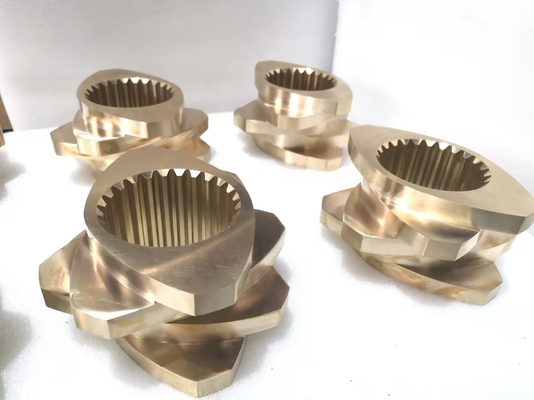 SUS440C Composants d'extrusion à double vis Segments de vis pour machines en plastique