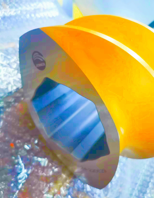 HRC44 Dureté Enroulement de la ligne des vis, extrudeuses en plastique Pièces performances stables