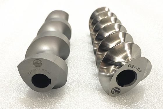 SUS440C Parties de machines à extruder à double vis Segments de vis pour la fabrication de matières plastiques