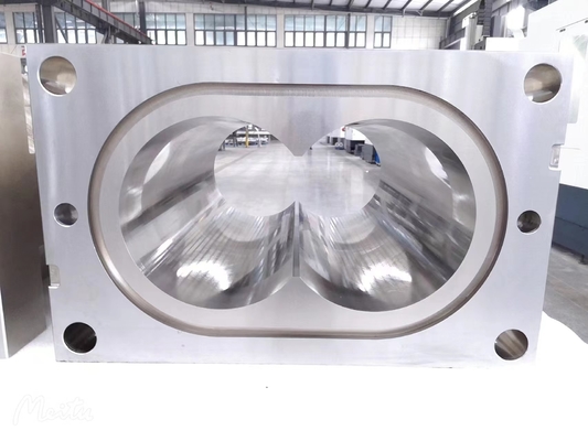 Barils d'extrudeuse à double vis fermés et ouverts pour l'éthylène et le plastique de propylène
