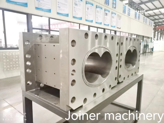 Barils d'extrudeuse à double vis clextral de type fermé et ouvert pour éthylène et propylène