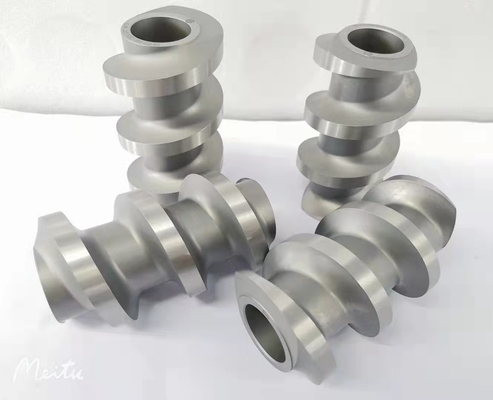 Parties de machines à extruder à vis Pelletizer Machining CNC Segments de vis