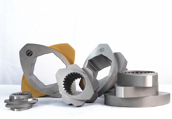 Modèle 70 Extrudeuses à spline enveloppée Pièces de machine Blocs de tricotage Composants de vis