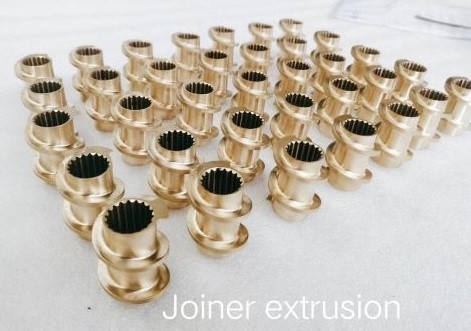 45 Pièces d'extrudeuse à double vis en alliage de nickel Éléments de vis pour la fabrication de PP PVC