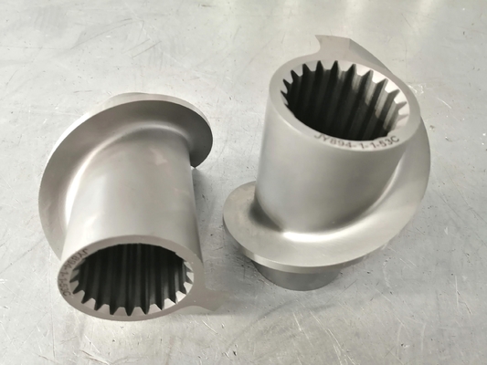 OD 247.9mm 250 Extrudeurs à vis jumelles Segment de vis pour l'industrie alimentaire pour animaux de compagnie
