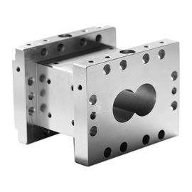 Vis et barils d'extrudeuse de segment d'ANIMAL FAMILIER pour la machine en plastique d'extrudeuse de vis jumelle