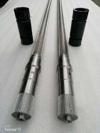 Axe de laminage à froid de l'extrudeuse HPL77 pour le matériel en plastique de la conception 1,2343 de vis d'extrudeuse