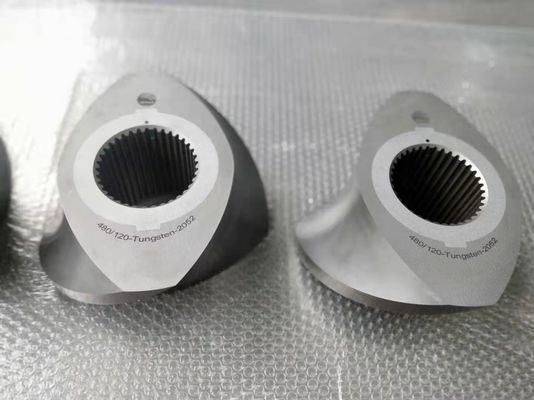 Éléments de vis d'extrudeuse du produit pétrochimique 350 de tungstène avec la haute abrasion