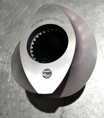 Composants jumeaux de machine de boudineuse à vis de cannelure intérieure spirale pour des granules