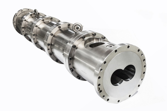Vis et barils jumeaux HIP Ni60 Ally Material d'extrudeuse de l'extrudeuse B175 de nourriture de vis