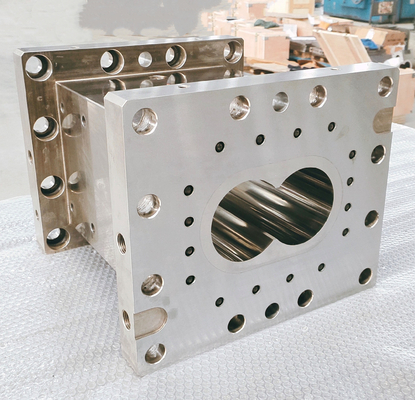 Usinage de commande numérique par ordinateur de précision d'exactitude de baril de composants de machine de Coextruder