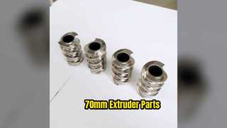 résistance à l'usure élevée jumelle d'éléments de boudineuse à vis de 70mm